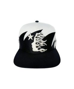 Shark Teeth Snapback (Off White/Black)