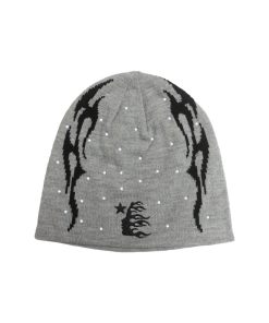 Hellstar Flame Beanie (Grey)