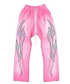 Hellstar-Flame-Sweatpants-Pink