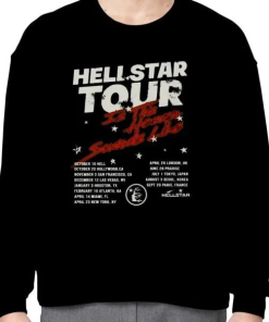 Hellstar Tour Black Sweatshirt